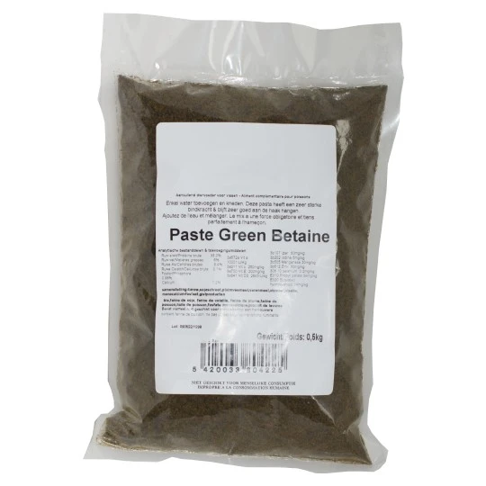 DE HENGELSHOP Paste Green Betaine - 500g 2 DE HENGELSHOP Paste Green Betaine - 500g - Afbeelding 2