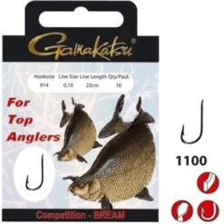GAMAKATSU Bream Haak 18 - 0.10mm - 22cm
