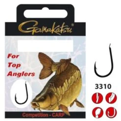 GAMAKATSU Competition Carp 3310B Haak 12 - 0.16mm - 40cm