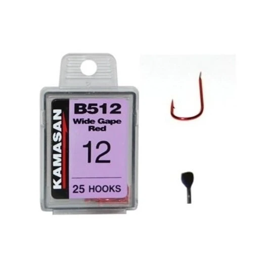 KAMASAN B512 Wide Gape Red 1 KAMASAN B512 Wide Gape Red