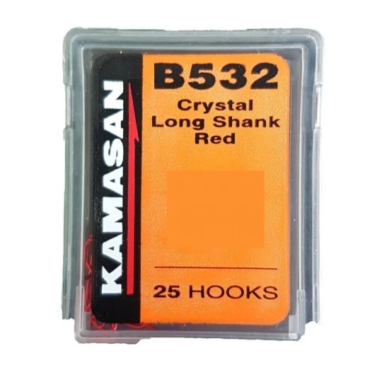 KAMASAN B532 Crystal Long Shank Red 1 KAMASAN B532 Crystal Long Shank Red