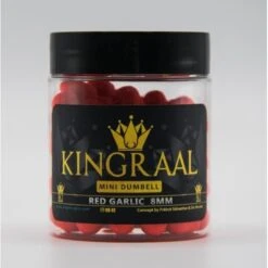KINGRAAL Mini Dumbell Red Garlic 8mm 50gr -Kingraal winkel kingraal mini dumbell red garlic 8mm 50gr km53 hookbaits 2
