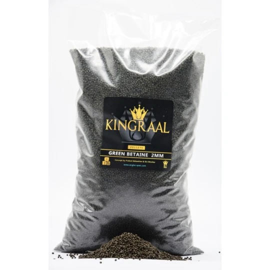 KINGRAAL Pellets Green Betaine 2mm - 2kg 1 KINGRAAL Pellets Green Betaine 2mm - 2kg