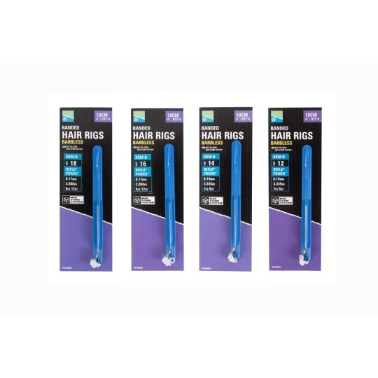 PRESTON KKM-B Mag Store Banded Hair Rig 10cm 1 PRESTON KKM-B Mag Store Banded Hair Rig 10cm