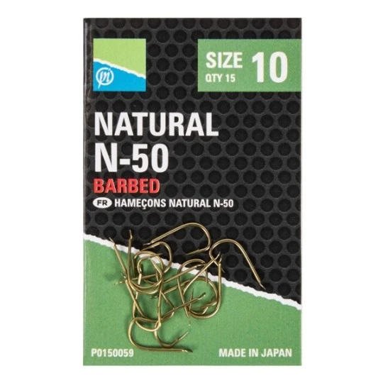 PRESTON Natural N-50 / Barbed 1 PRESTON Natural N-50 / Barbed